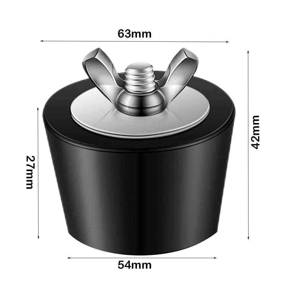 Black Swimming Pool Leak Proof With Stainless Steel Screw Pool Plugs Pool Winterizing Plug