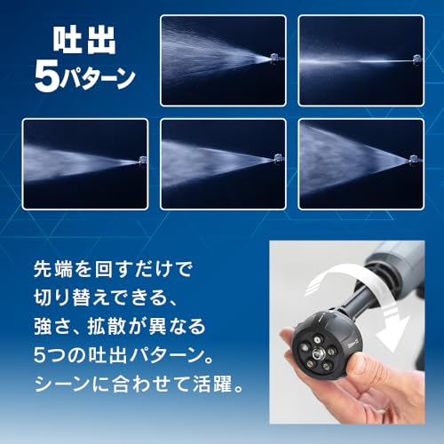 TV Broadcast Product [.co.jp Only] Iris Ohyama Rechargeable Handy Washer Cleans with Higher Pressure Than Tap Water (non-high Pressure Washer) Cordles