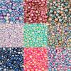250Pcs/lot Random Mix No Hole ABS Pearl Loose Round Beads for DIY Craft Scrapbook Decoration