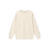 Puma Solid Color Sports Casual Crew Neck Pullover Sweatshirt Unisex Sweatshirt White 624941-87
