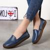 Fashion Flats Women Shoes Loafers Genuine Leather Woman Flats Slip On Women's Loafer Female Moccasins Shoe Plus Size 35-43