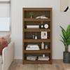 VidaXL Bookcase Honey Brown 80x35x154 Cm Solid Pine Wood 821692