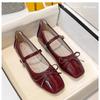 Fashion Autumn Silver Bowtie Mary Jane Flats Shoes Women Round Toe Fashion Leather Loafers Flat Shoe Woman Zapatillas Mujer Size 35-40