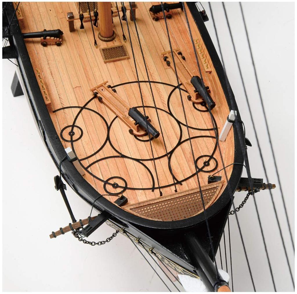 Woody Joe Kurofune Susquehanna Wooden Model Assembly Kit 1/120