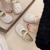 Fashion 2025 Sandals Flat Summer Shoes Woman Breathable Mary Jane Soft New Without Girls Scandals Janes Flat Sandal Shoe Mary Jane 2025