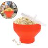 DIY Popcorn Maker Microwave Popcorn Bowl Bucket High Quality Kitchen Easy Tools Chips Fruit Dish Silicone with Lid