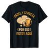 Padel And Beer That's Why I'm Here T-shirt Funny Beer Padel Tennis Fans Vintage T-shirts Casual Summer Cotton Men Clothing