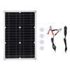 18V 20W Semi Flexible Solar Panel Monocrystalline High Efficiency Waterproof for Car RV Yacht Boat