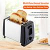 Household 2 Slice Toaster With 28mm Extra Wide Slots 6 Levels Settings Stainless Steel Automatic