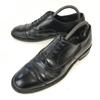 Japan Goodyear Leather Straight Tip Shoes 25EE Black