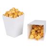 10Pcs/Set Disposable Pure Mini Paper Popcorn Box Snack Candy Box Gift For Wedding Birthday Party Treat Supplies
