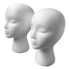 1PC Wig Rack Head Mannequin Head Model Styrofoam Foam Stand Hat Display Dummy Display