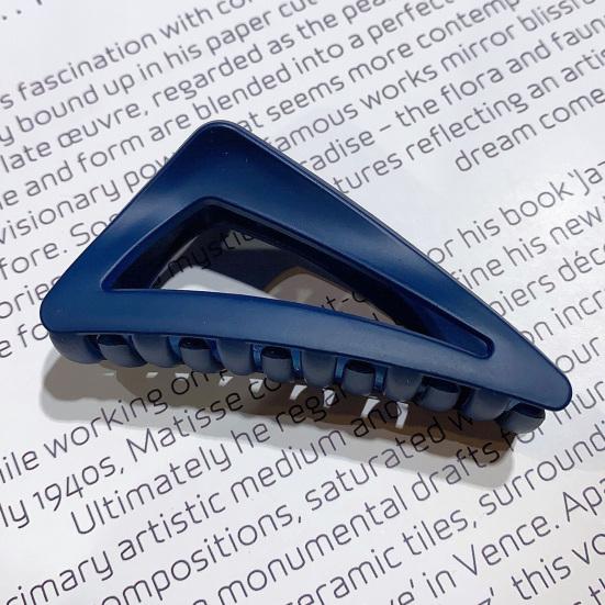Triangle Shape Crossing Teeth Hair Claw Simple Matte Head Grab Shark Hair Clip Hair Accessories