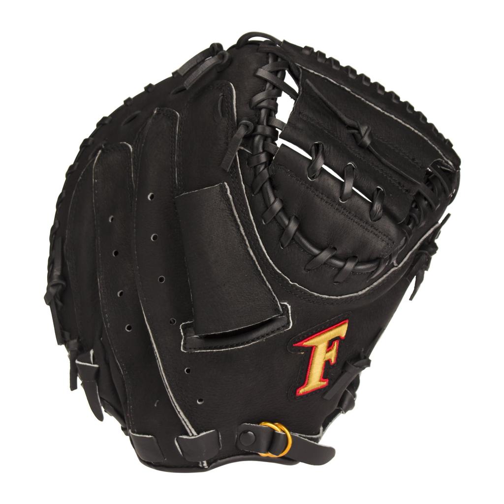 Falcon Soft Baseball Catcher's Mitt, Black, CM-4261