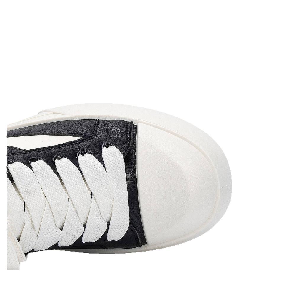 Global Thick Baseplate Shoes Men's ZHQ5737 Summer Niche Design Men's Shoes Trendy Versatile Black Casual Shoes