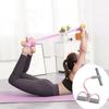 Resistance Bands 4-Tube Yoga Pedal Puller Resistance Band Elastic Pull Rope Fitness Equipment for Abdomen Waist Arm Training