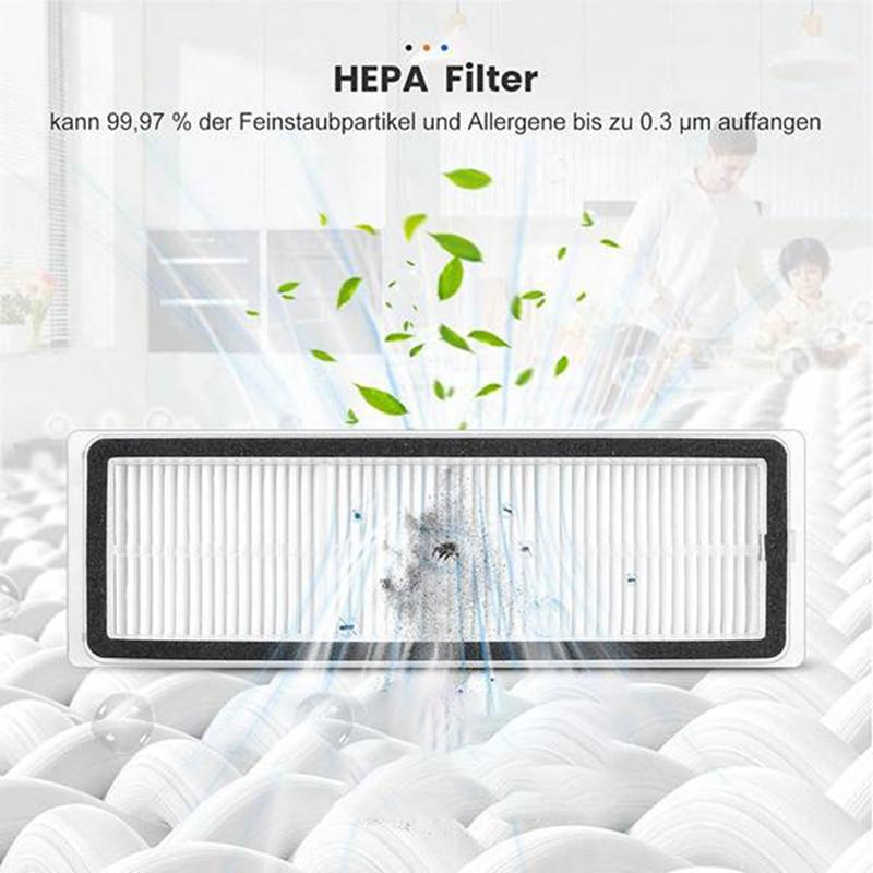 For Xiaomi Robot Vacuum X20 +/ X20 Plus Accessories Dust Bag Mop Cloth Main Side Brush Hepa Filter Replacement Parts