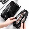 2025 Large Capacity Transparent Mesh Pencil Bag for Exams - Unisex and Simple Design