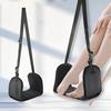 Travel Airplane Footrest Adjustable Hanging Footrest Hammock Portable Leg Rest Foldable Memory Foam Foot Rest for Office Camping