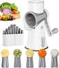 Овощерезка Многофункциональная Овощерезка 5 в Кухонный Набор Слайсер, Соломка, Набор, Резак, Терка, 1, Измельчение, (белый)