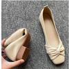 Fashion New Fashion Flats Shoes Women Flats Square Toe White Beige Non-slip Flats Casual Basic Flat Heel