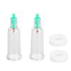 2pcs Finger Vacuum Cups Promote Circulation Muscle Relaxing Cupping Suction Cups with 2 Sealing