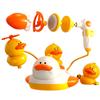 Keygers Toddler Oki Boat Shower Fountain Toy Set of 10, Korean Bath Toys