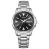 Watch Citizen Collection Photovoltaic Day Date 3 Hand Waterproof Luminous Simple Black Silver [Citizen] Eco-Drive & BM8180-62E Men's