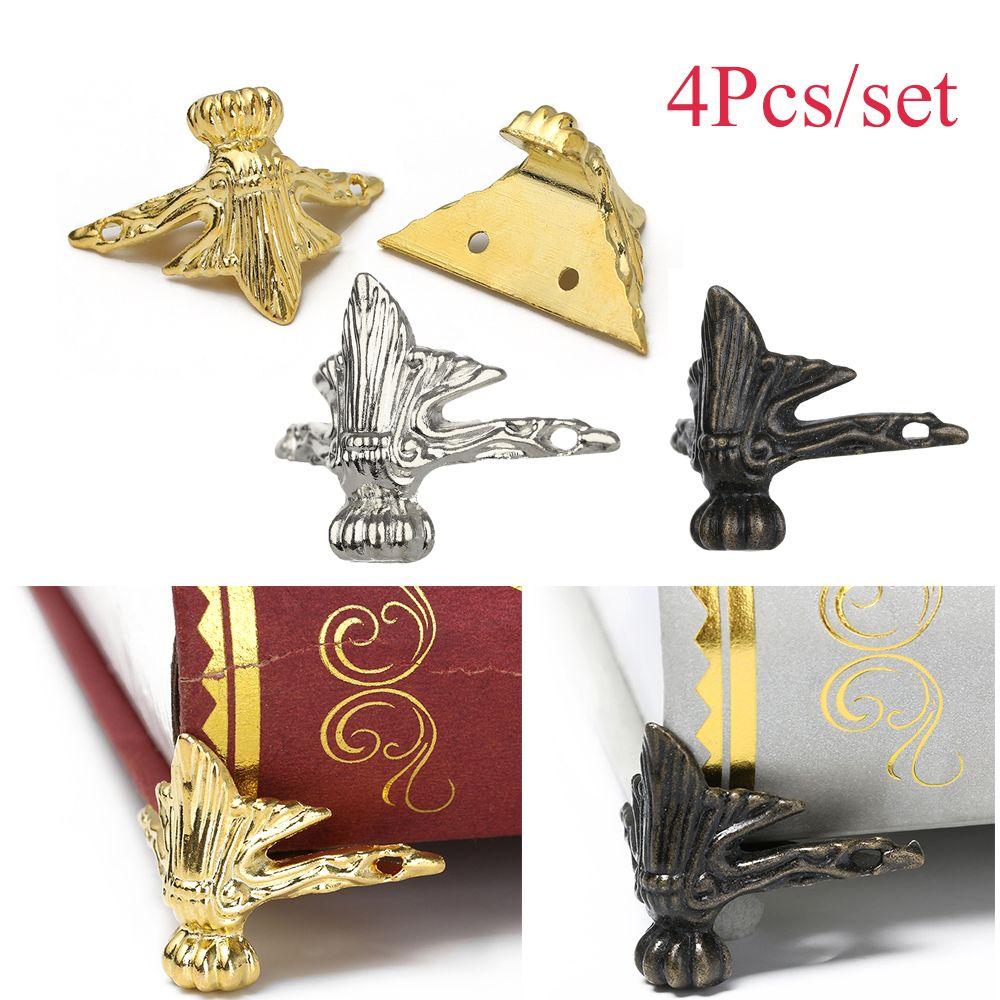Embellishments DIY Metal Case Vintage Box Decor Corner Protector Corner Brackets Antique Bronze