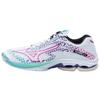 Волейбольные кроссовки Wave Lightning Z7 Нескользящие Прочные Низкие Унисекс Белые Фиолетовые V1GA220053