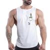 Summer Adult Men'S Fitness Outdoor Crew-Neck Vest Creative Panda Pattern 2d Printed Multi-Color Comfortable Sleeveless Shirt
