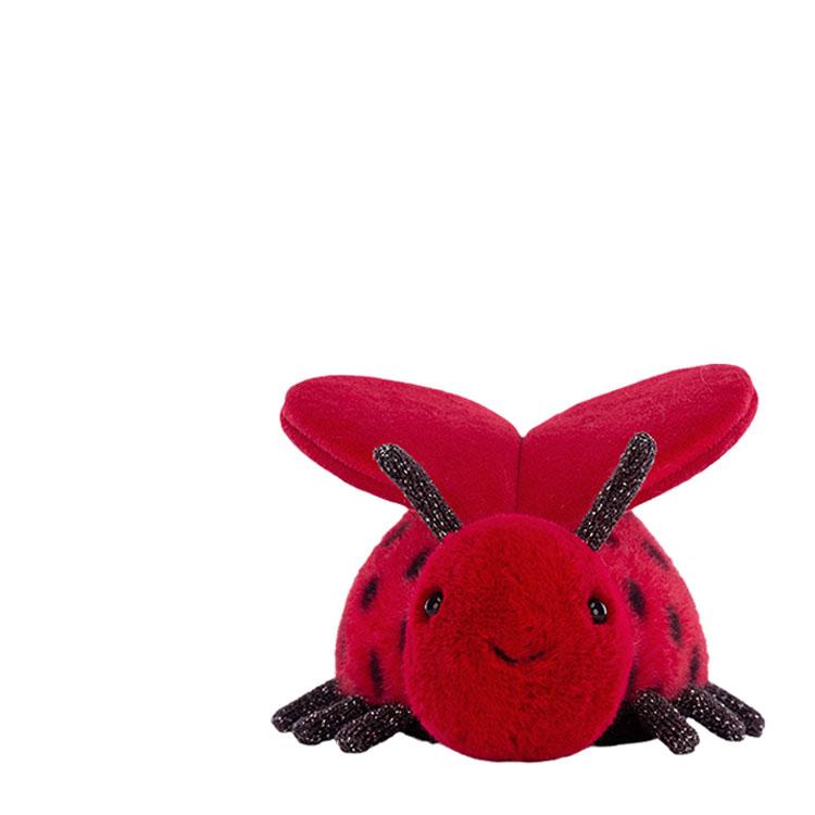Jellycat Valentine's Day Series Lulu Love Ladybug Cute Doll Plush Doll 6cm Height