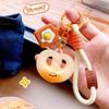 Cartoon Roast Suckling Pig Keyring Funny Toast Pretzel Keychain  Bag Hanging