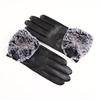 Hengyuanxiang Women's Lambskin Warm Gloves