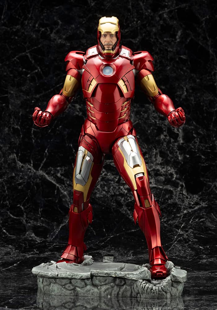 ARTFX Avengers Iron Man Mark 7 Scale PVC Painted Simple Assembly Figure MK313 -AVENGERS- 1/6