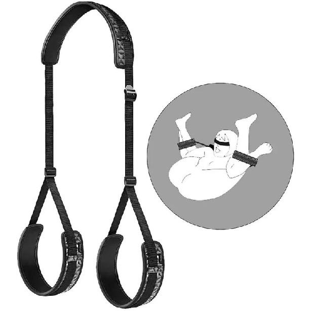 Bondage Harness Sex Eye Mask Open Leg Ankle Cuffs Restraints Slave Sex Toys For Couples Women's Exotic Accessories