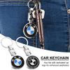 1Pcs Car Emblem Keychain Styling Key Ring Accessories For E34 E46 E39 E38 E90 E60 E36 F30 F30 F10 E92 E38 E91 G30 G38 M3 M5
