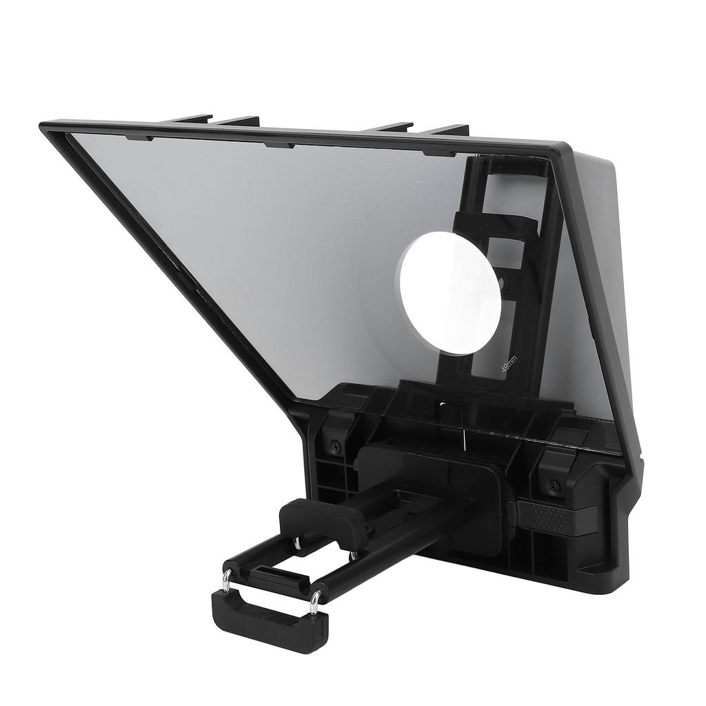 TP2A 8in Teleprompter for Tablet Smartphone Teleprompter with APP Remote Control Lens Adapter Rings 