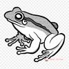 Frog Line Art Iron On Heat Transfer Printing Vinyl Patches Sticker for Clothes DIY Appliques Washable Patches