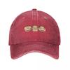Cute Brown Monkey Curious George Baseball Cap Classic Distressed Cotton Sun Cap for Men Women Outdoor Running Golf Caps Hat