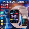 2024 New ECG+PPG Uric Acid Non-Invasive Smartwatch Men Bluetooth Call Heart Rate Blood Pressure Smart Watch Women