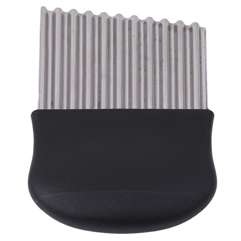 Kitchen Stainless Steel Wave Potato Slicer Onion Carrot Chips Cutter Tool