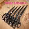 Professional Tailor Scissors Cutting Scissors Vintage Stainless Steel Fabric Leather Cutter Craft Scissors For Sewing