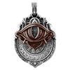 Tarot Vision Necklace All-Seeing Eye Pendant Necklace Tarot Card Symbol Pendant with Smooth Rotation Mystic Divination for Spiritual Guidance Fate