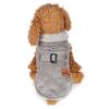 Padded Thickening Imitation Deer Leather Jacket Dog Costumes Pet Clothes