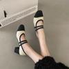 Women's Shoes 2024 Hot Sale Mary Janes Buckle Strap Women's High Heels Elegant Pointed Toe Color Matching Shoes Women Zapatos