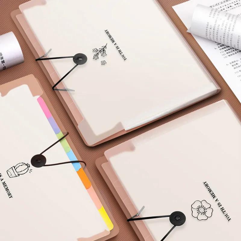 A4 Multi-layer Folder Large-capacity File Storage Classification Multi-function Bill Organ Bag Office Stationery School Supplies