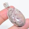Natural Dolomite Gemstone 925 Sterling Silver Jewelry Pendant 2.01" H4r51