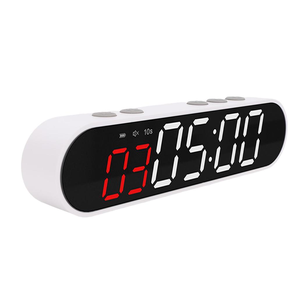 Interval Fitness Timer Portable Magnet Workout Sports Clock Stopwatch 1500mAh Powerful Battery