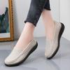 Fashion Women Flats Shoes Women Genuine Leather Shoes Woman Loafers Slip On Ballet Flats Ballerines Flats Walking Plus Size